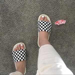 New Vans Checkerboard Slides Size 8 Super Comfy 🖤